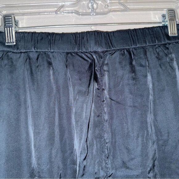 Diega Black whimsy goth grunge witchy maxi faux wrap skirt medium #719 - Picture 4 of 7